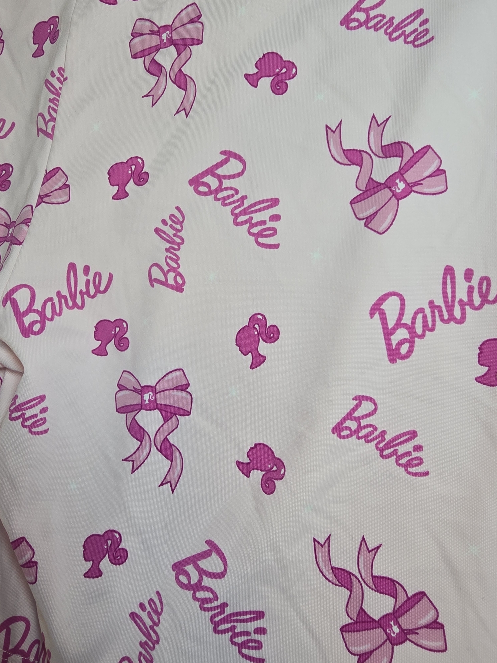 Barbie Light Pink Shorts Hot Pink Barbie Design Biker Shorts Stretch Women's XXL - Picture 5 of 12